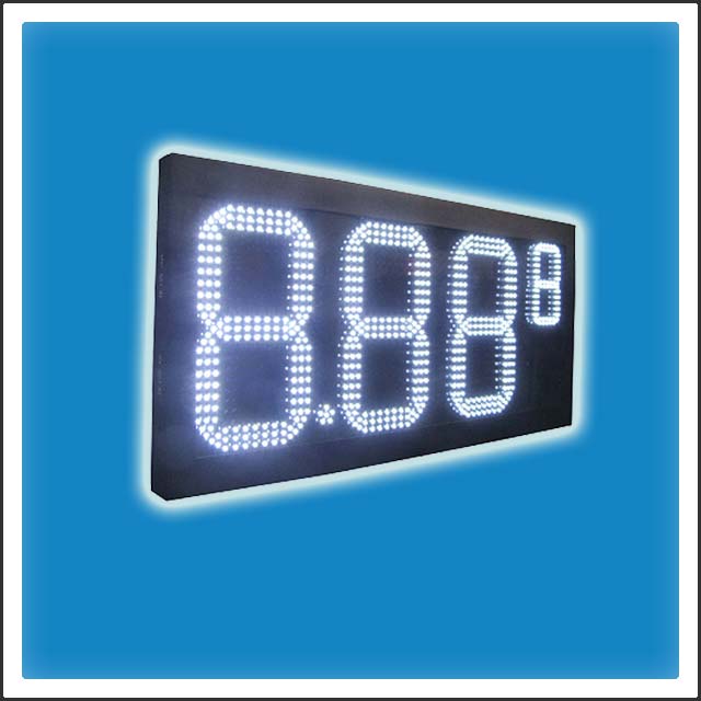 HTD-GP12 12 Inches Digit LED Gas Station Price Changer Display Sign 