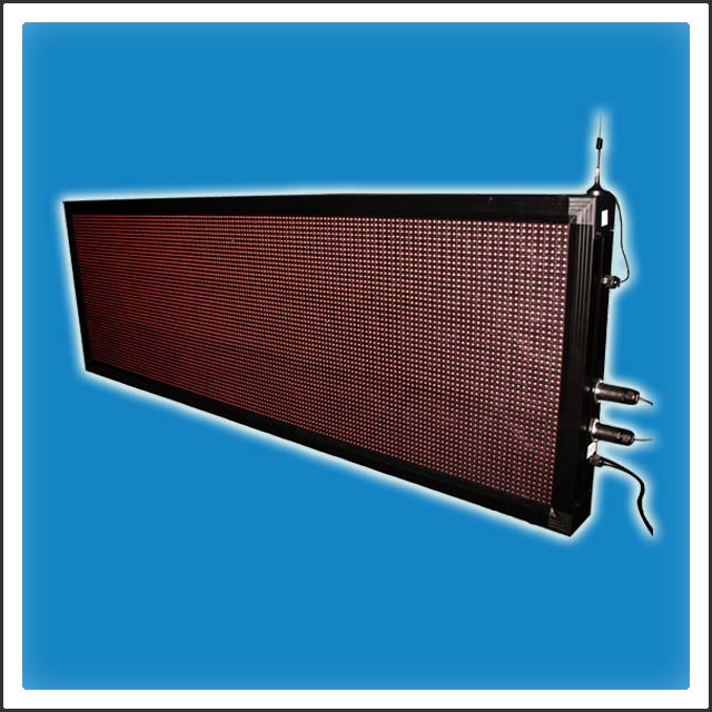 P10mm 48 Pixels Height DIP LED Moving Message Display Sign Board 