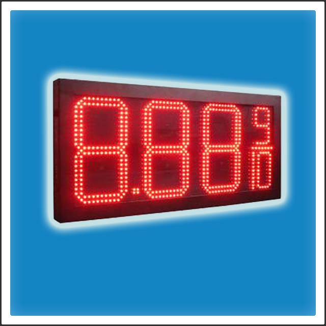 HTD-GP8 8 Inches Digit LED Gas Price Display Sign 