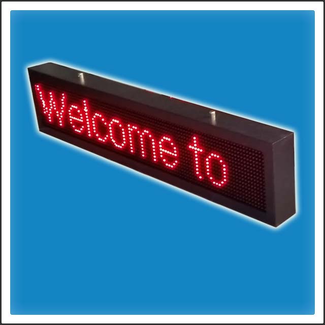 P10 160mm Height Outdoor Programmable LED Message Display Board 